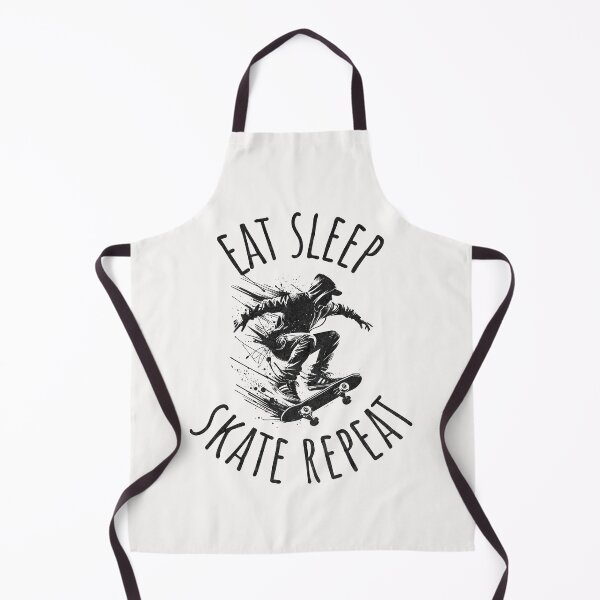 Item preview, Eat Sleep Skate Repeat Skateboard Quote designed and sold by ZeptepiTrends.