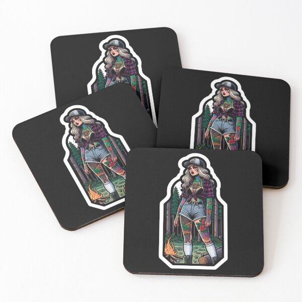 Item preview, Woman on a Solo Camping Trip designed and sold by PinUpPizzazz.