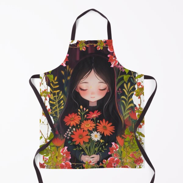 Item preview, Hermosa niña con flores designed and sold by Alinarosa.