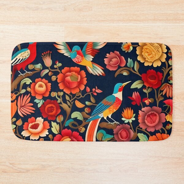 Item preview, Otomi birds and flowers designed and sold by edleon.