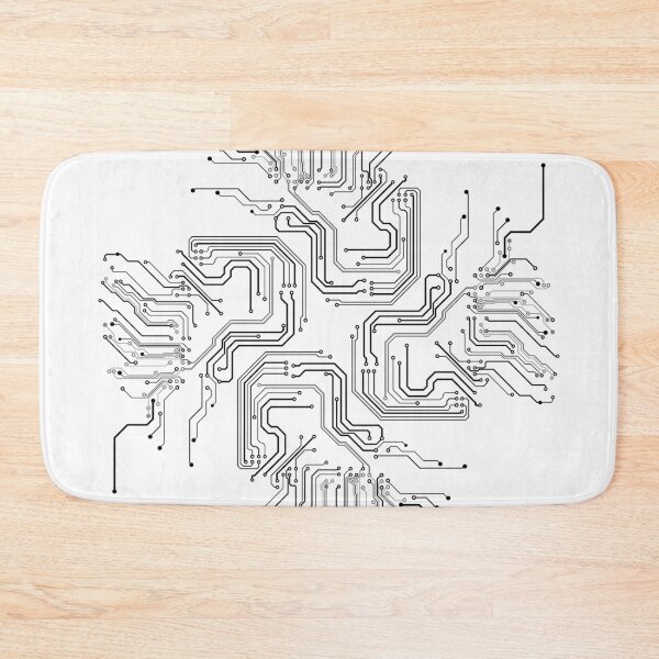 Item preview, Stylish Circuit Design T-Shirt | Tech Enthusiast Apparel designed and sold by Mehmet Hanifi Ekşi.