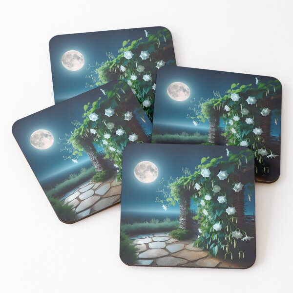 Item preview, Moonflowers In The Moonlight designed and sold by Roanemermaid.