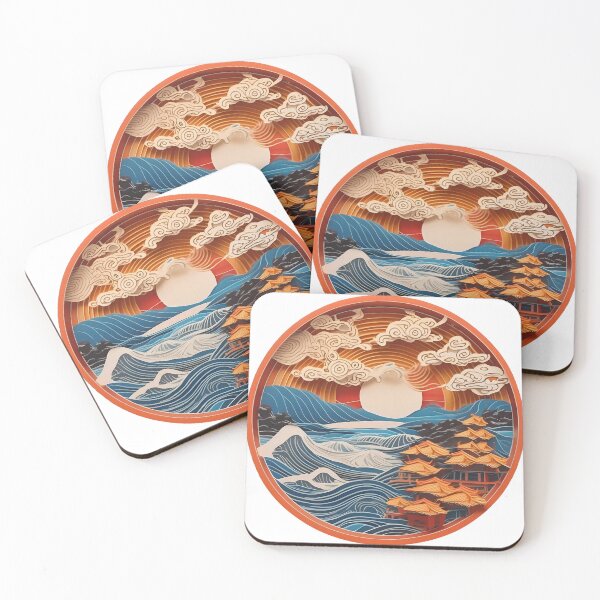 Item preview, Woodblock Wave designed and sold by zoughlal.
