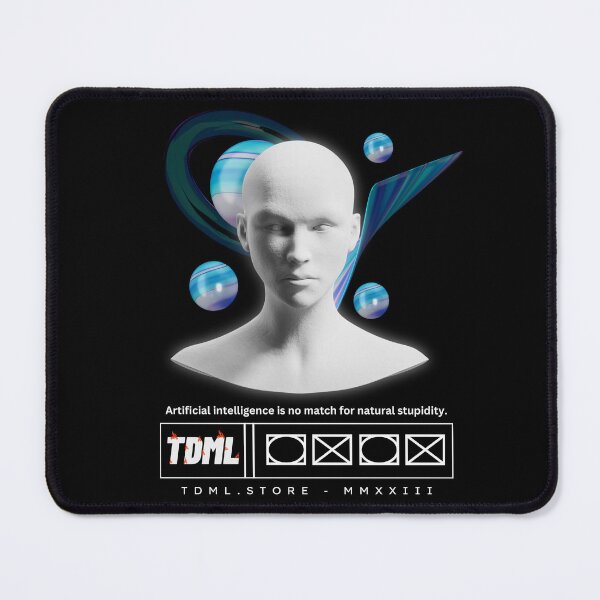 Item preview, Artificial intelligence is no match for natural stupidity designed and sold by PaskoStudio.