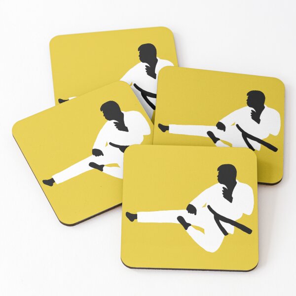 Item preview, Olympics taekwondo/judo (martial arts - yellow) designed and sold by Ally Designs.