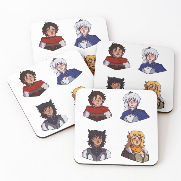 Item preview, RWBY Portraits Sticker Pack designed and sold by littlealiart.