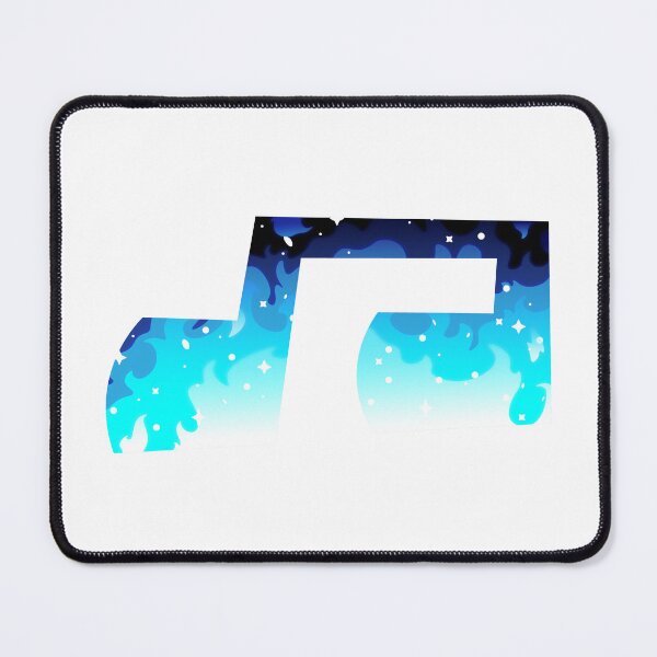 Item preview, Blue Fire Music Note designed and sold by Carsondood.