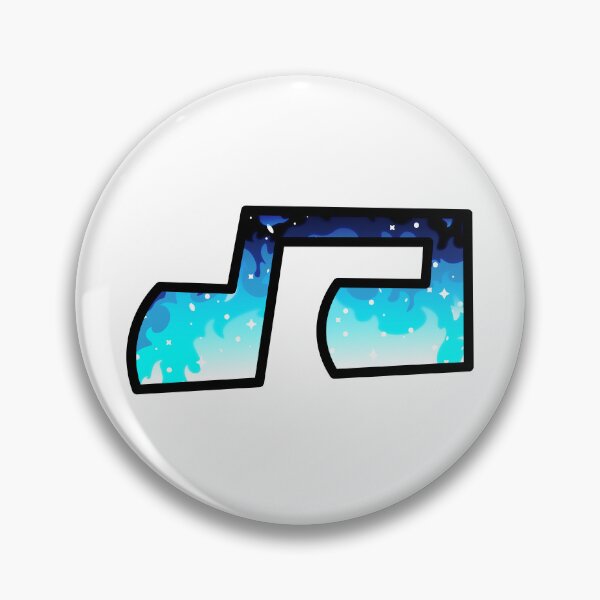 Item preview, Blue Fire Music Note (Outlined) designed and sold by Carsondood.