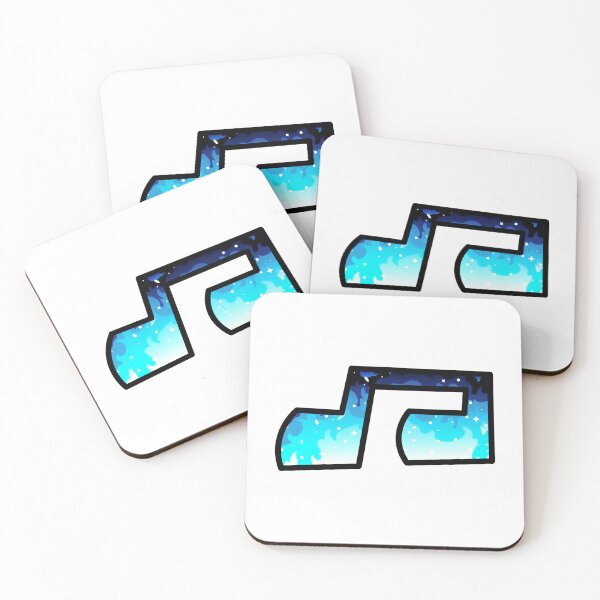 Item preview, Blue Fire Music Note (Outlined) designed and sold by Carsondood.