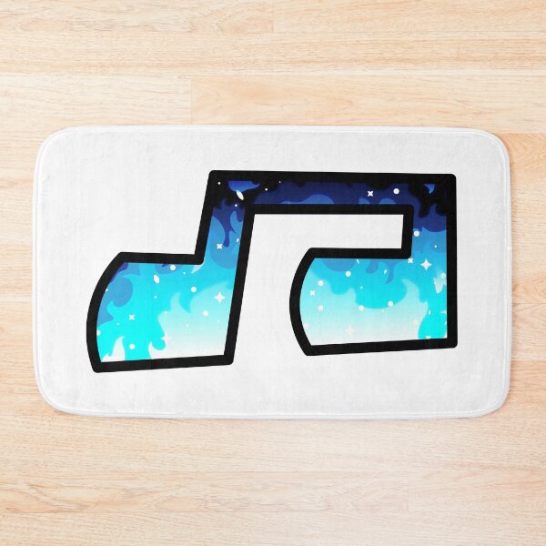 Item preview, Blue Fire Music Note (Outlined) designed and sold by Carsondood.