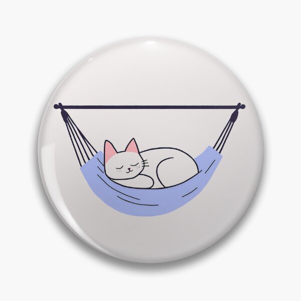 Item preview, SLEEPING CAT ON A HAMMOCK, CAT, HAMMOCK designed and sold by GOLDENGARDENART.