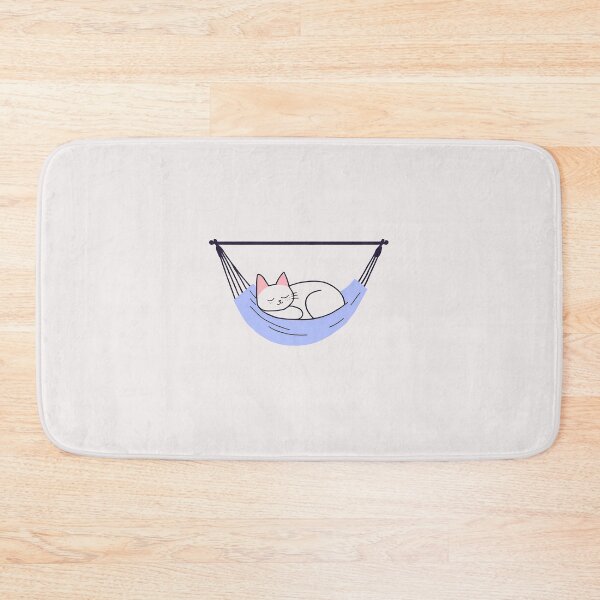 Item preview, SLEEPING CAT ON A HAMMOCK, CAT, HAMMOCK designed and sold by GOLDENGARDENART.