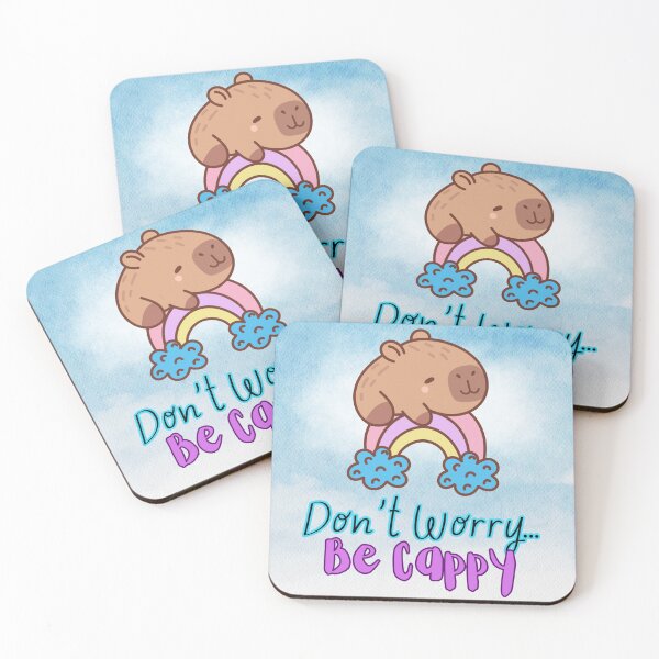 Item preview, Don't Worry Be Cappy Rainbow designed and sold by CrystalWillette.