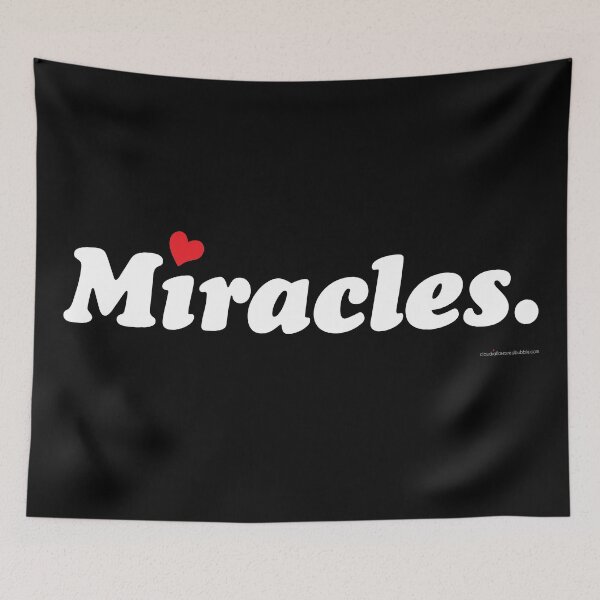 Item preview, I love Miracles Graphic designed and sold by ClaudiaFlores.
