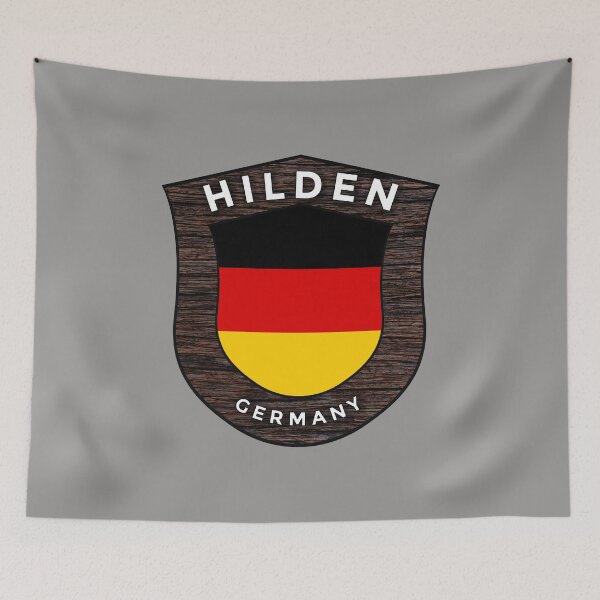 Item preview, Hilden Germany Emblem Flag designed and sold by World Designs.