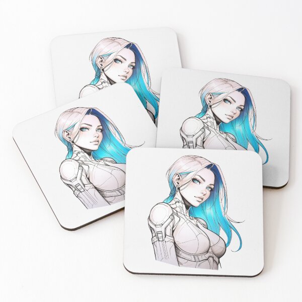 Aperçu de l'œuvre Cyborg Girl créée et vendue par ArtCraftLab.