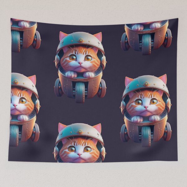 Item preview, Rider Cat - New School Style - Character Collection designed and sold by monkeybusiness.pt.