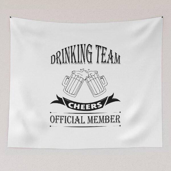 Item preview, Drinking team-official member t-shirt designed and sold by mimsyx.