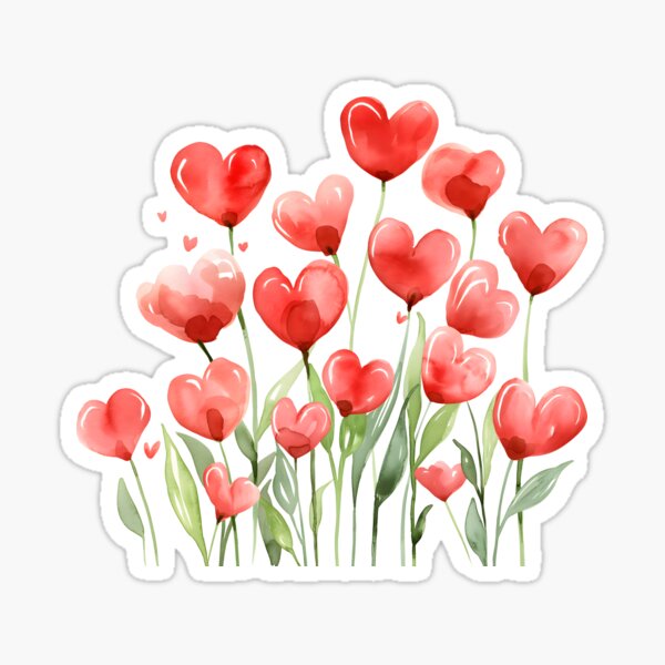 Aperçu de l'œuvre Fleurs de tulipes roses créée et vendue par xiao xuans.