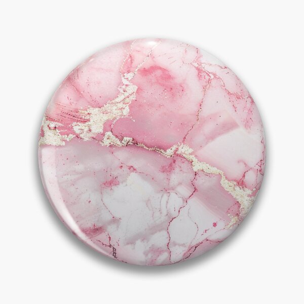 Artikelvorschau, Rosa Marmormuster - Weiß, Rosa & Gold entworfen und verkauft von Cygnus-Designs.