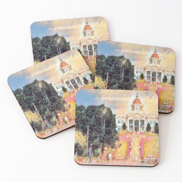 Item preview, Sylva North Carolina Old Courthouse Painting designed and sold by CarolRMontoya.