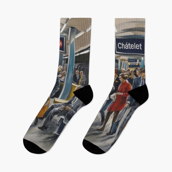 Item preview, Paris Metro Station at Châtelet. Art By Carraann  designed and sold by CARRAANN.