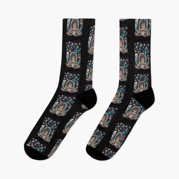 Item preview, Cosmic Garden Extraterrestrial Life Sci-Fi Art designed and sold by Hananiah Merch.