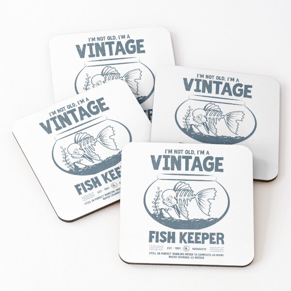 Item preview, Vintage Fish Keeper Tropical Fish Birthday Born In 1951 designed and sold by JRRTs.