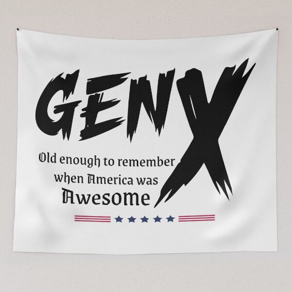 Item preview, Gen-X Make America Awesome (Black) designed and sold by goshoppa.