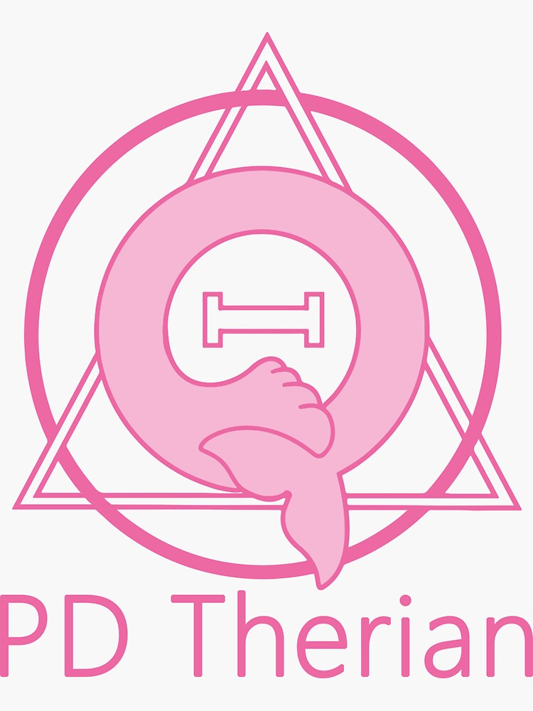 PD (ytb) Theta-Delta Therian Symbol PD Sticker for Sale by PD Therian