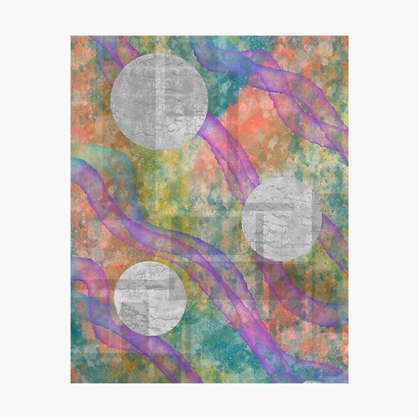 Item preview, Pulpo abstracto y 3 lunas designed and sold by OddityMedia.