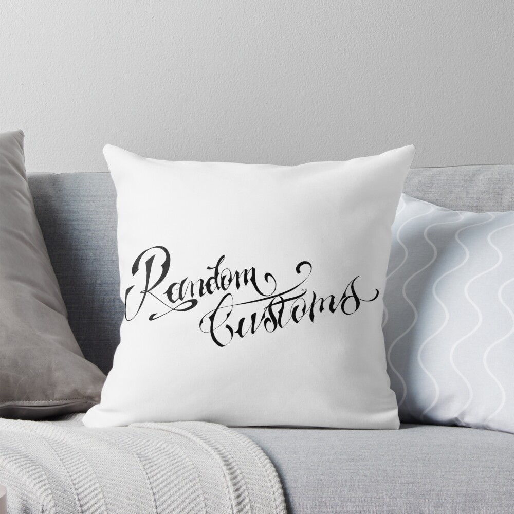 Item preview, Throw Pillow designed and sold by Random-Customs.