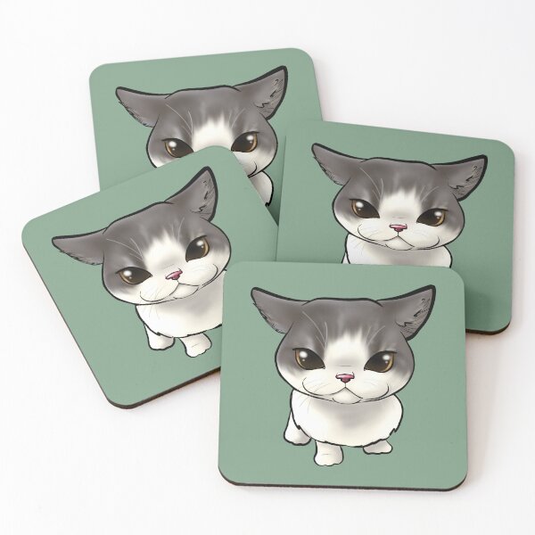 Item preview, Serious Cat designed and sold by LadyCaffiene.