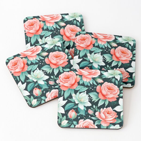 Item preview, Elegant Seamless Floral Pattern Design: Lovely Roses and Peonies designed and sold by asprse.