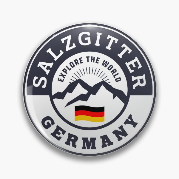 Item preview, Salzgitter Germany Black and White Crest designed and sold by World Designs.