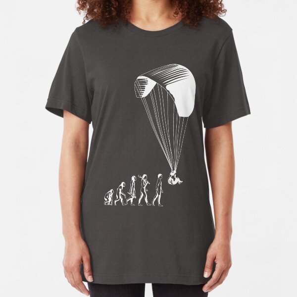 Paragliding evolution Slim Fit T-Shirt