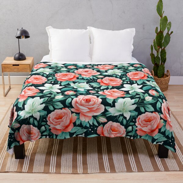 Item preview, Elegant Seamless Floral Pattern Design: Lovely Roses and Peonies designed and sold by asprse.