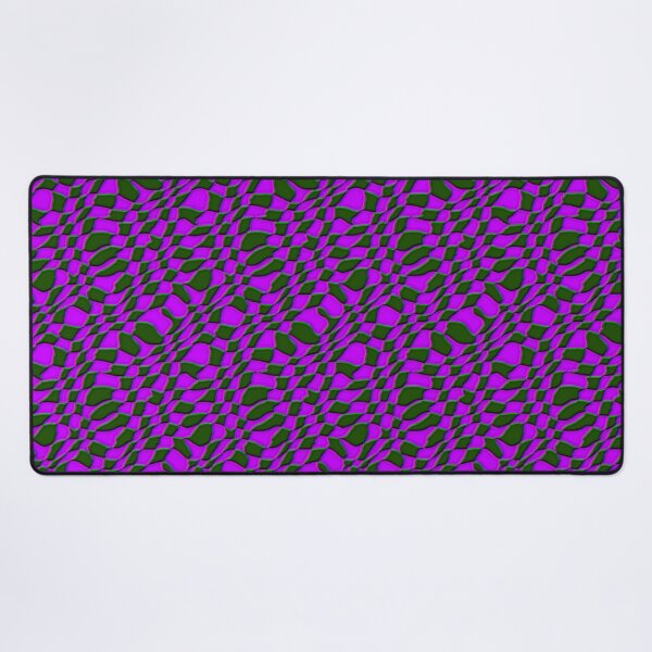 Item preview, Purple and green warped Checkerboard   designed and sold by TheRulerofEarth.