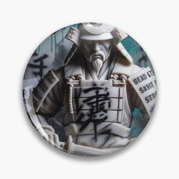 Item preview, Cyberpunk Samurai with Graffiti designed and sold by benja-08.
