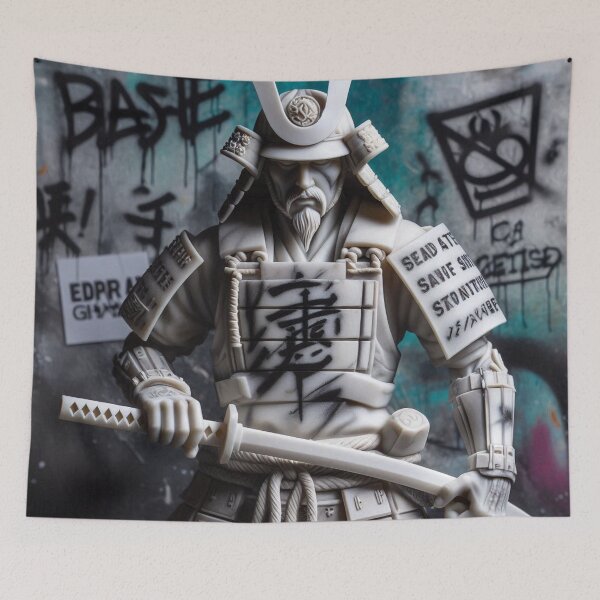 Artikelvorschau, Cyberpunk-Samurai mit Graffiti entworfen und verkauft von benja-08.