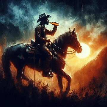 Artwork thumbnail, Drinking While Riding by Wezicus
