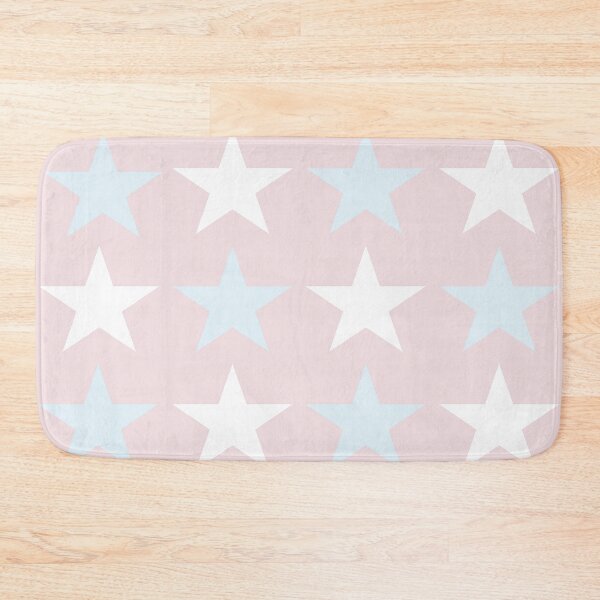 Item preview, Large PALE BLUE, WHITE and PALE PINK STARS designed and sold by RachelMacht.