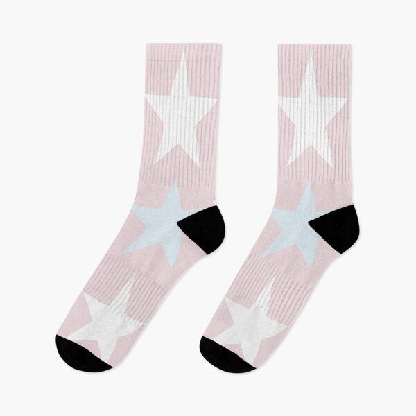 Item preview, Large PALE BLUE, WHITE and PALE PINK STARS designed and sold by RachelMacht.