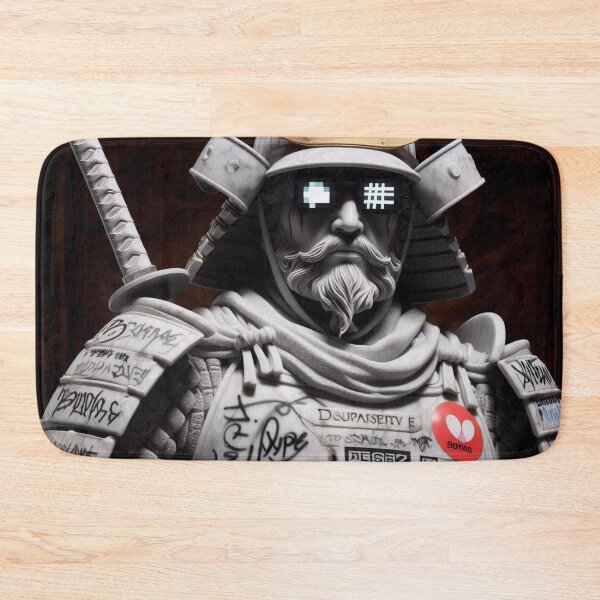 Item preview, Cyberpunk Samurai with Graffiti designed and sold by benja-08.