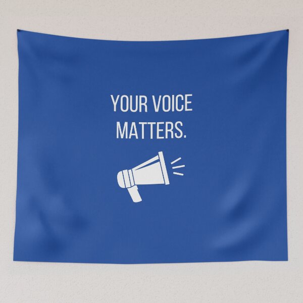 Item preview, Your Voice Matters designed and sold by tmachtan.