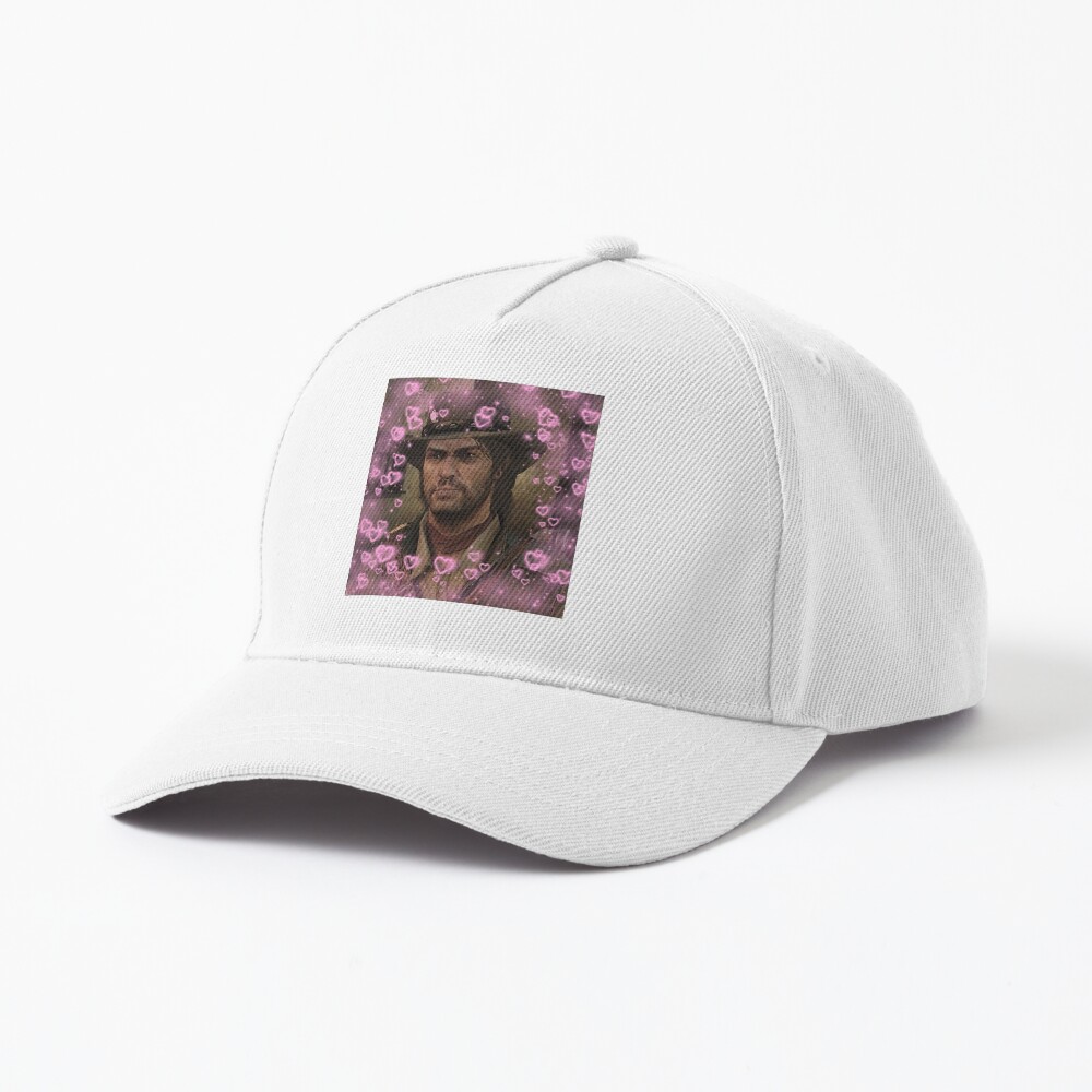 Vista previa del artículo con la obra «Gorra de béisbol», diseñado y vendido por BreadIsGay.
