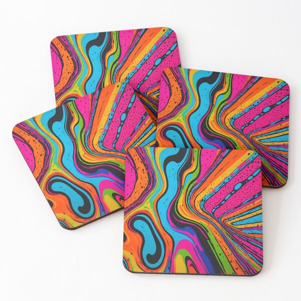 Item preview, 80s style vibrant pattern  designed and sold by Studio Quirk.