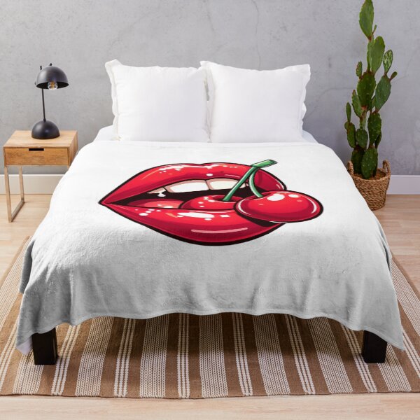 Item preview, cherry on lips designed and sold by rajdigitalarts.
