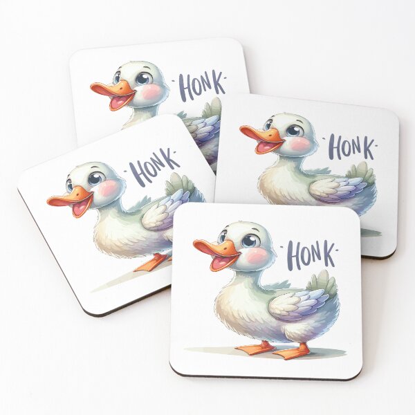 Item preview, Playful "Cartoon Goose Honking" Design - Whimsical Fun for All Ages designed and sold by InwzaDesign.