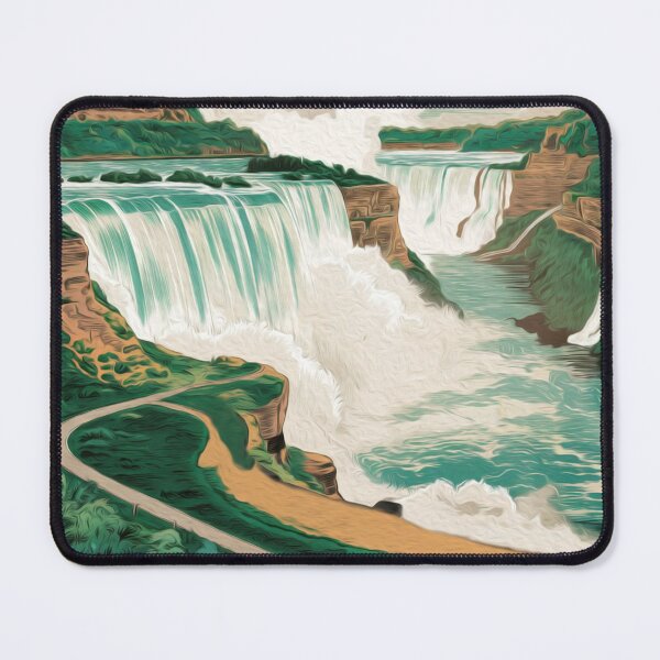 Item preview, vintage watercolor Niagara Falls, Ontario, Canada  designed and sold by SOUFIANE1991.